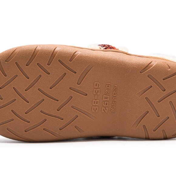 Women's Cozy Suede Scuff Slippers& Plush Faux Fur Lined Slip-On Mules - Picture 6 of 6